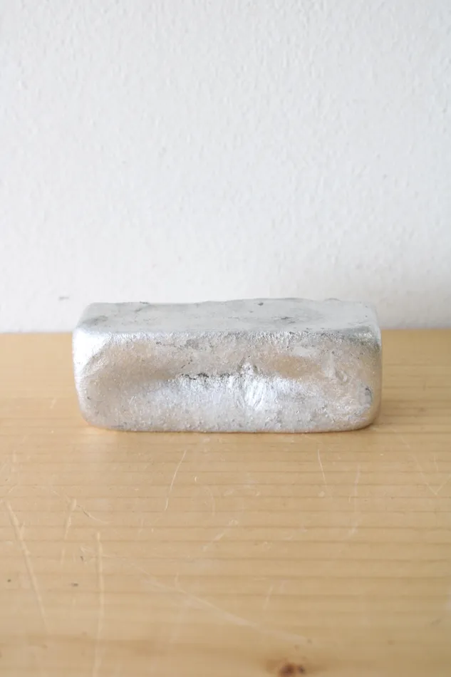 Aluminum Ingot Bar Jubilee Thrift Necklaces