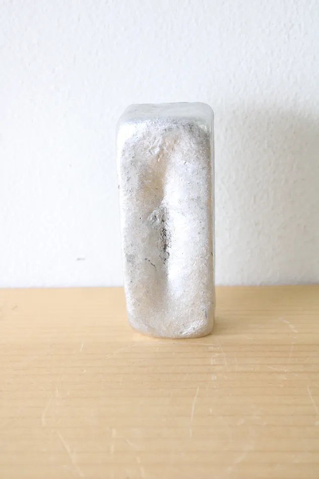 Aluminum Ingot Bar Jubilee Thrift Necklaces