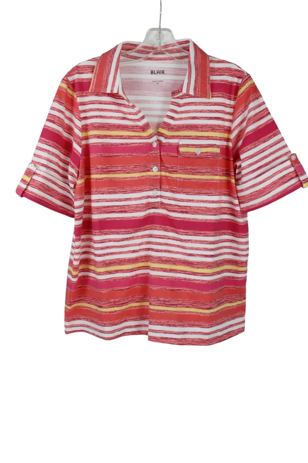 Earrings Blair Blair Pink Striped Shirt M