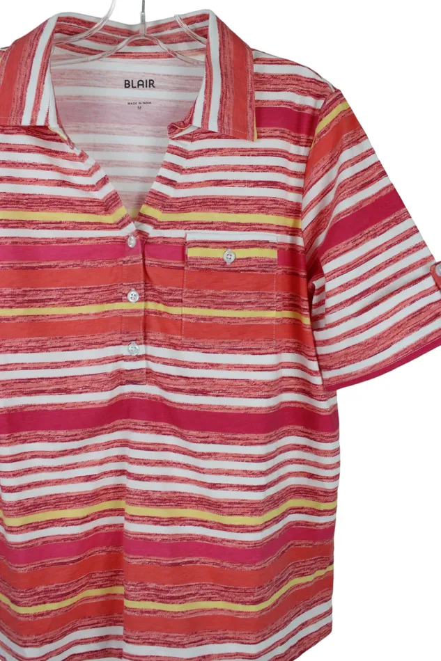 Earrings Blair Blair Pink Striped Shirt M
