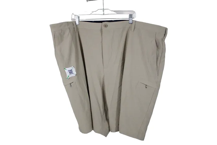 NEW Izod Golf Tan Shorts 52 Izod Earrings