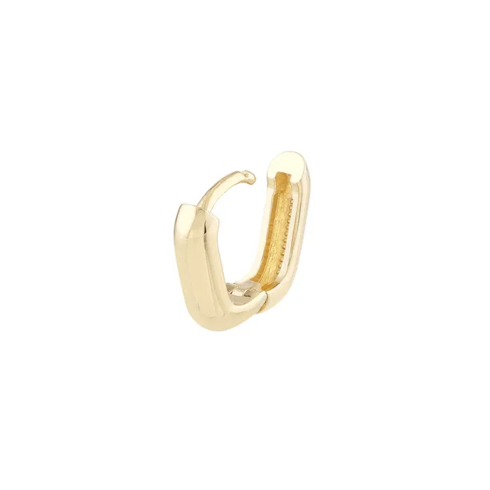 Small Rectangle Hoop Earrings Alexis Jae Earrings
