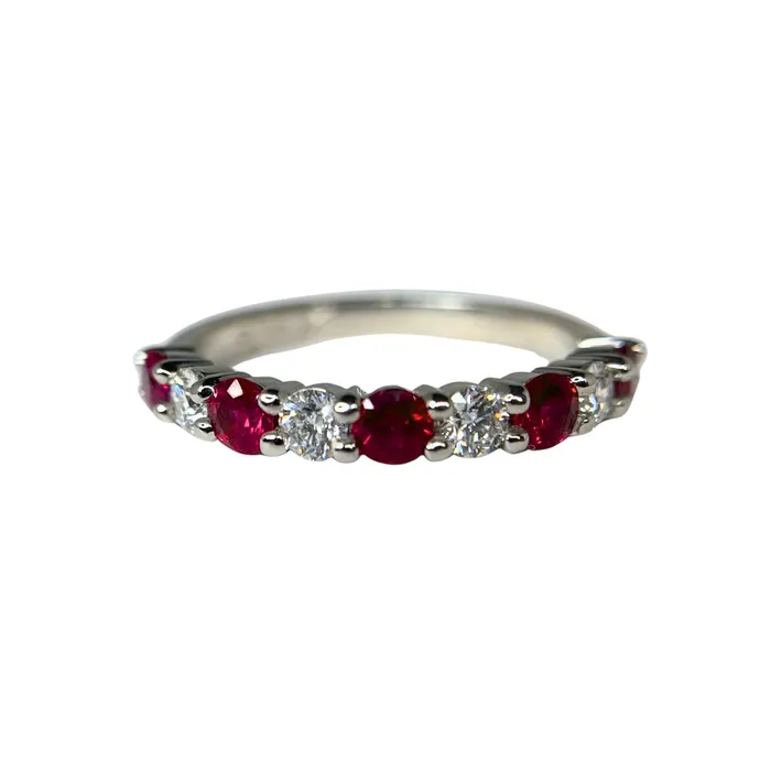 Stanmark Rings Diamond Ruby Band