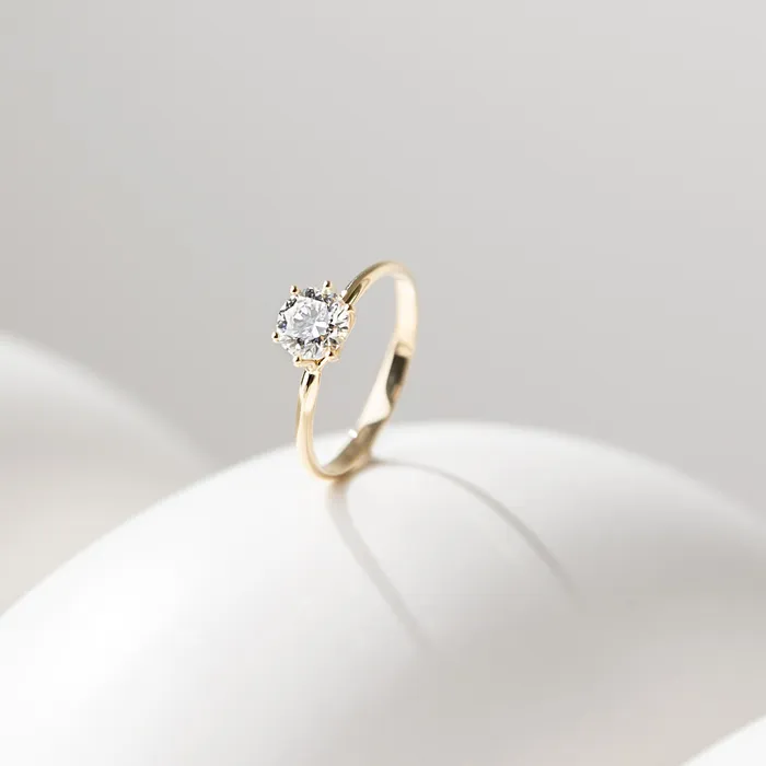 the eternal engagement ring solid gold fejn PWD Rings