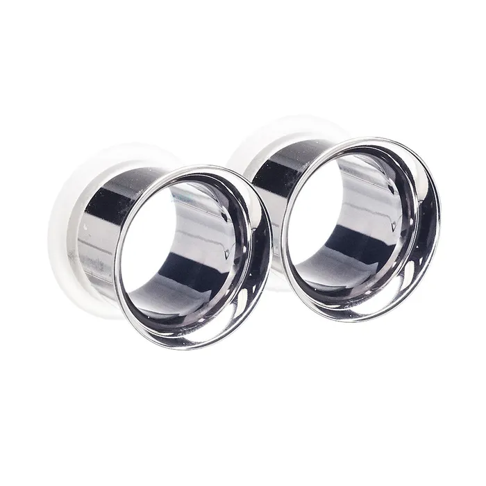Titanium Eyelets High Polish Industrial Strength IS Earrings