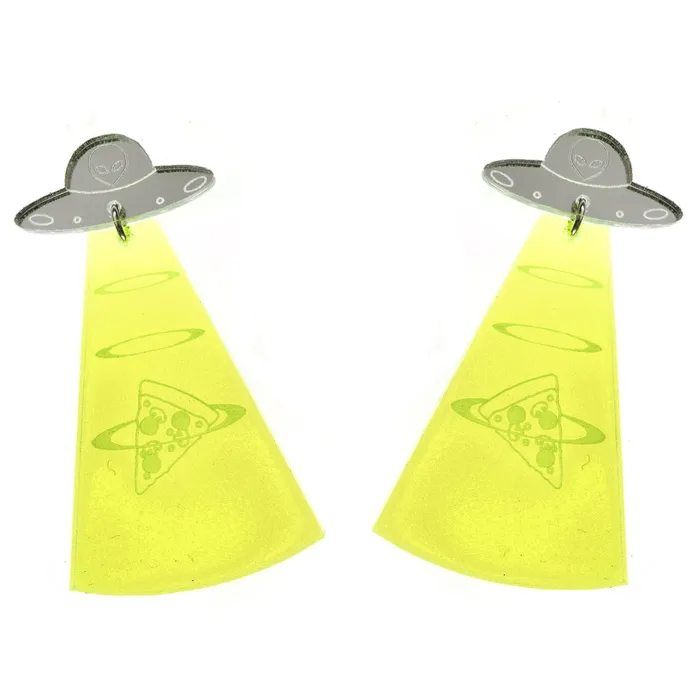 VincaUSA Earrings Pizza Abduction Earrings