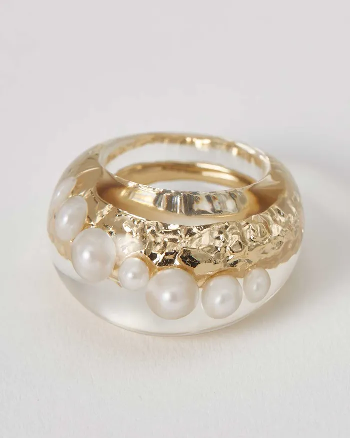 ADEAM Rings Lucite Crown Ring ADEAM Rings Lucite Crown Ring