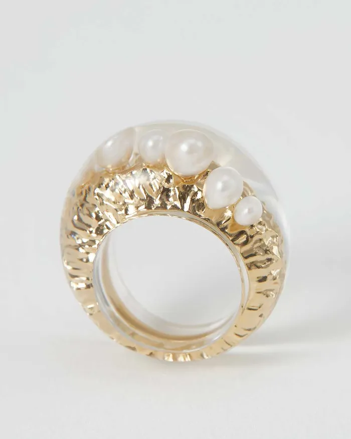 ADEAM Rings Lucite Crown Ring ADEAM Rings Lucite Crown Ring