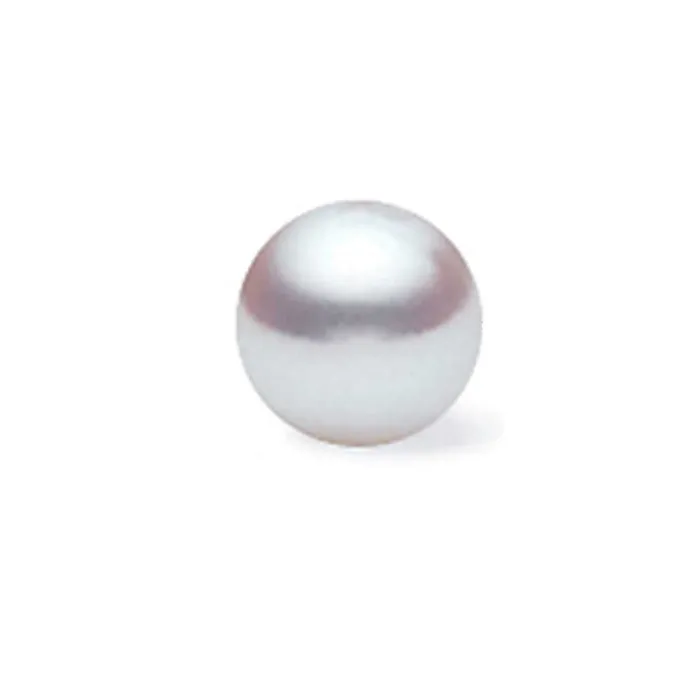 Brilliant Japan Silver Blue Akoya Pearls WA00099 Pearly Lustre Rings