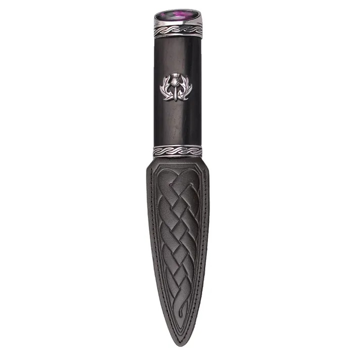 Charles Buyers Necklaces Torridon Blackwood Sgian Dubh With Stone Top