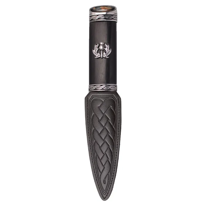 Charles Buyers Necklaces Torridon Blackwood Sgian Dubh With Stone Top