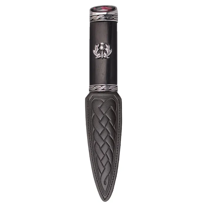 Charles Buyers Necklaces Torridon Blackwood Sgian Dubh With Stone Top