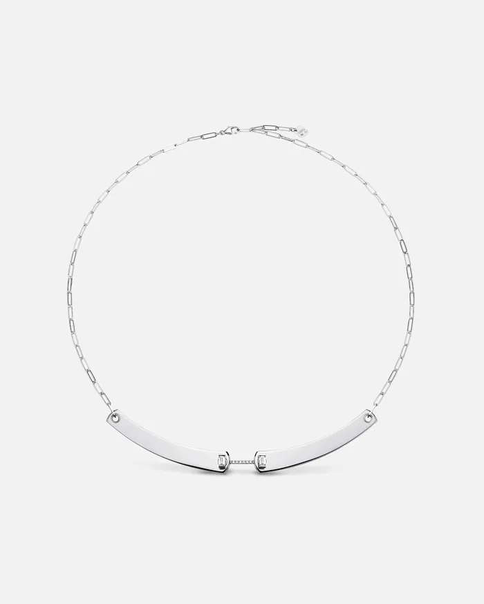 Dinner Date Mood Necklace in White Gold Mood Necklaces