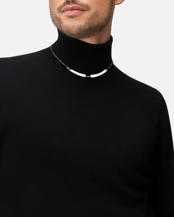 Dinner Date Mood Necklace in White Gold Mood Necklaces Dinner Date Mood Necklace in White Gold Mood Necklaces