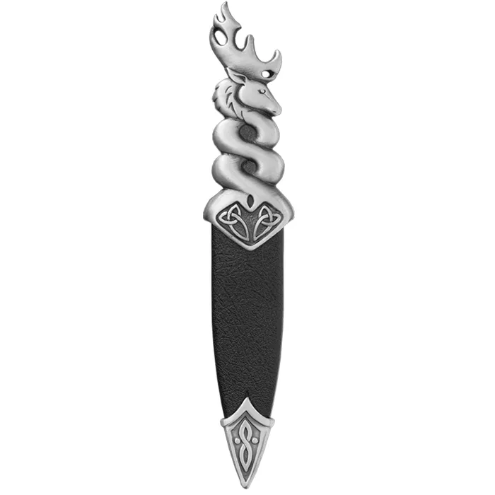Earrings Glenfinnan Matt Pewter Sgian Dubh Charles Buyers