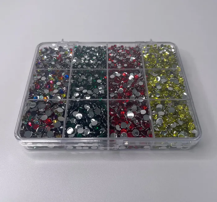 Earrings Wholesale Rhinestone Kit Darker Rainbow Twisted Moon Jewelry