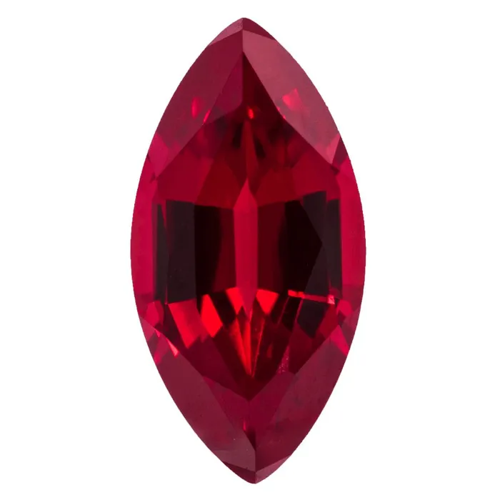 FAB LabGrown Marquise Ruby Stone Size Fire Brilliance Rings