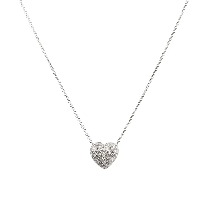 Kwiat Necklaces PreOwned Kwiat Diamond Heart Necklace
