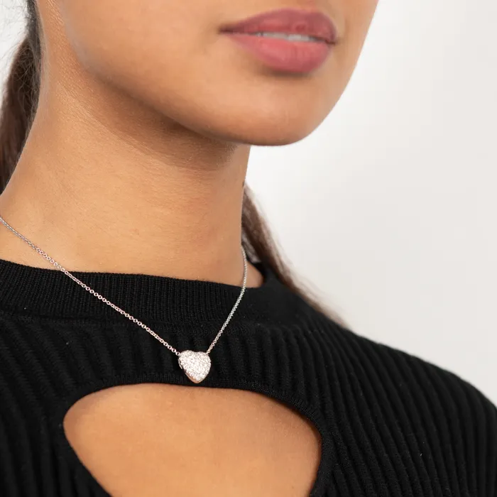 Kwiat Necklaces PreOwned Kwiat Diamond Heart Necklace