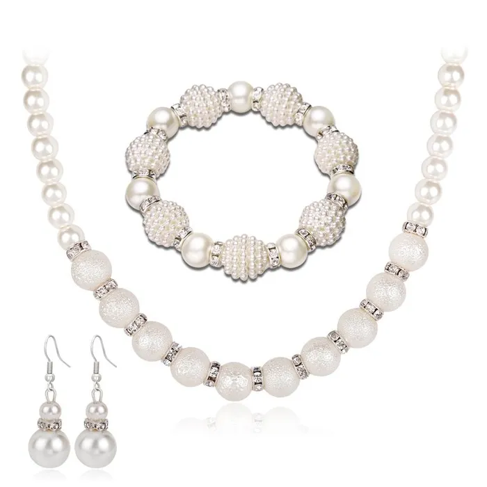 N2002 Silver Textured Pearl Necklace Set With FREE Earrings FREE Bracelet 01 Earrings N2002 Silver Textured Pearl Necklace Set With FREE Earrings FREE Bracelet 01 Earrings