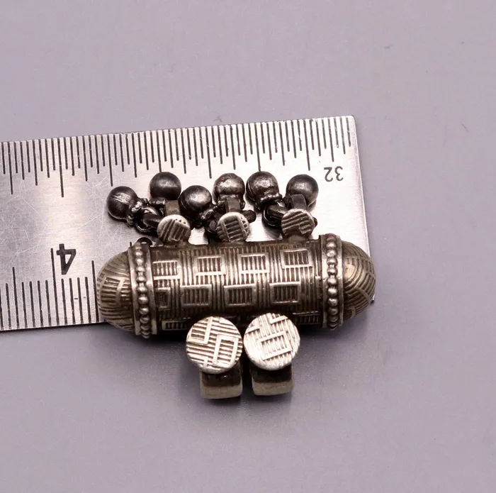 Necklaces 925 Sterling silver traditional tribal amulet pendant jewelry nsp48 TRIBAL ORNAMENTS