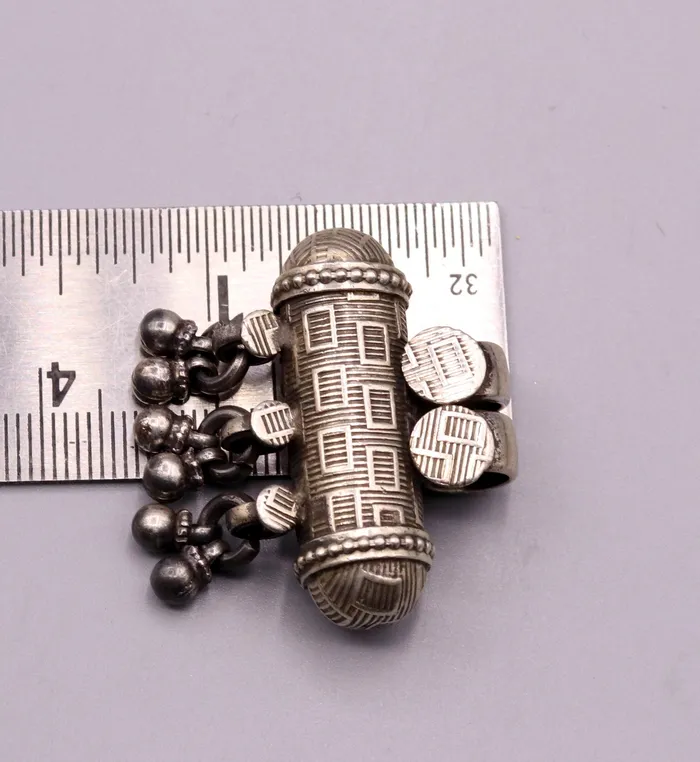Necklaces 925 Sterling silver traditional tribal amulet pendant jewelry nsp48 TRIBAL ORNAMENTS