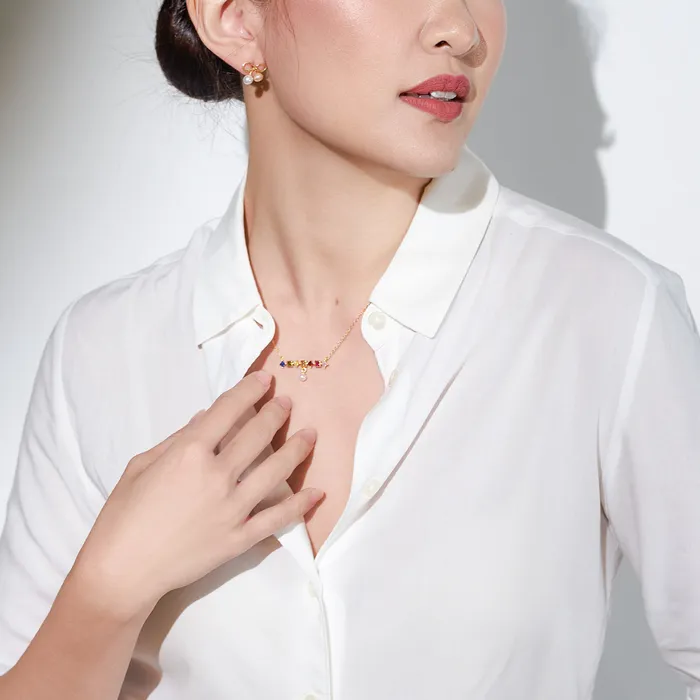 Pearly Lustre Earrings Wonderland Freshwater Pearl Earrings WE00423