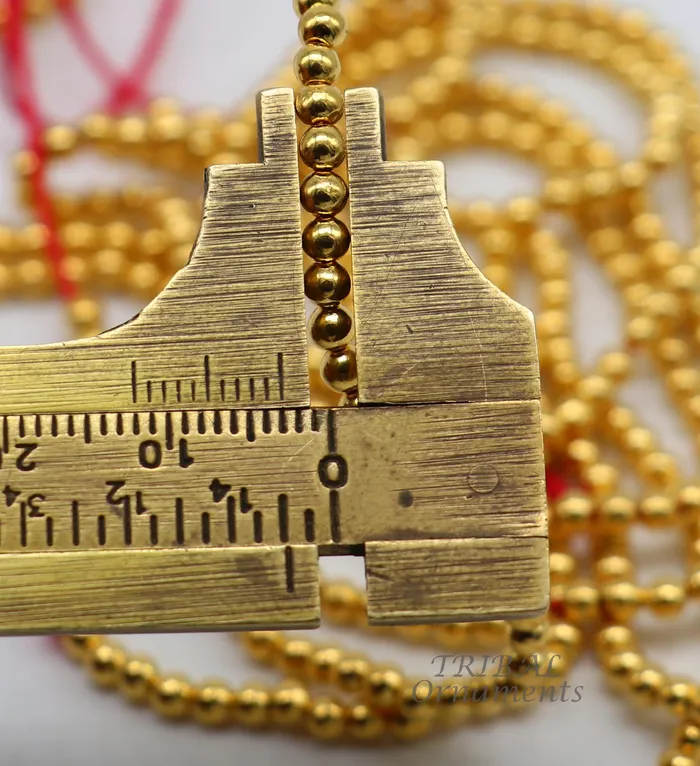 TRIBAL ORNAMENTS Necklaces lot 20 pieces 3mm gold beads Vintage handmade loose beads ethnic designer 22k yellow gold beads or ball for custom jewelry making bd25 TRIBAL ORNAMENTS Necklaces lot 20 pieces 3mm gold beads Vintage handmade loose beads ethnic designer 22k yellow gold beads or ball for custom jewelry making bd25