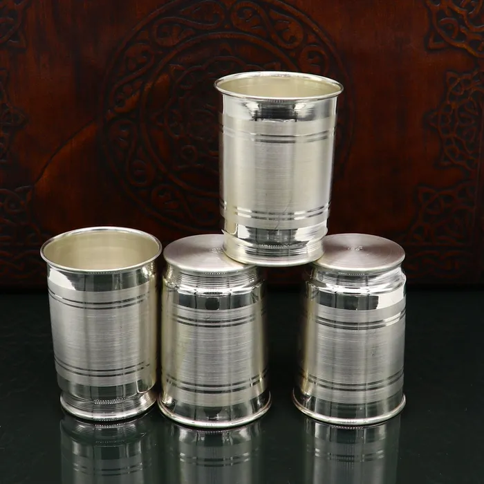 TRIBAL ORNAMENTS Rings 999 silver handmade baby glass set watermilk Glass tumbler best gifting silver vodka glass wine glass set baby feeding utensils sv134 TRIBAL ORNAMENTS Rings 999 silver handmade baby glass set watermilk Glass tumbler best gifting silver vodka glass wine glass set baby feeding utensils sv134
