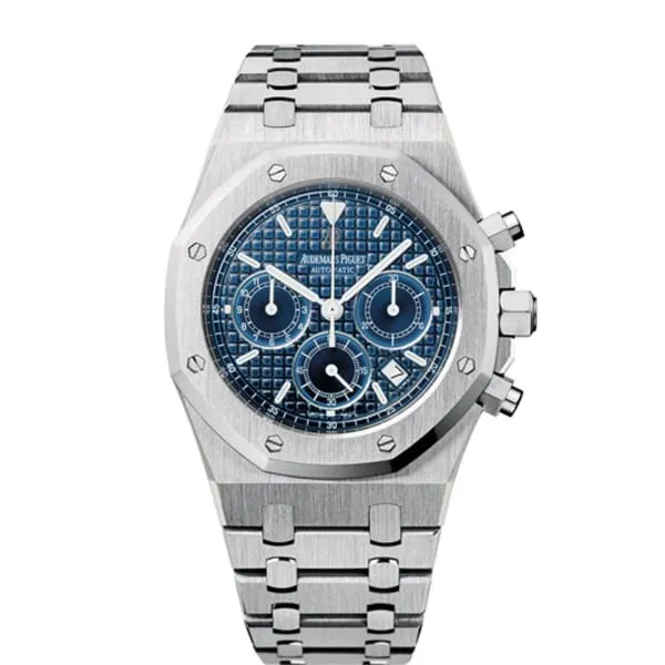 Audemars Piguet Royal Oak Selfwinding Chronograph 39mm Watch Ref 26300STOO1110ST04 Blue Dial Stainless Steel Bracelet Audemars Piguet Bracelets Audemars Piguet Royal Oak Selfwinding Chronograph 39mm Watch Ref 26300STOO1110ST04 Blue Dial Stainless Steel Bracelet Audemars Piguet Bracelets