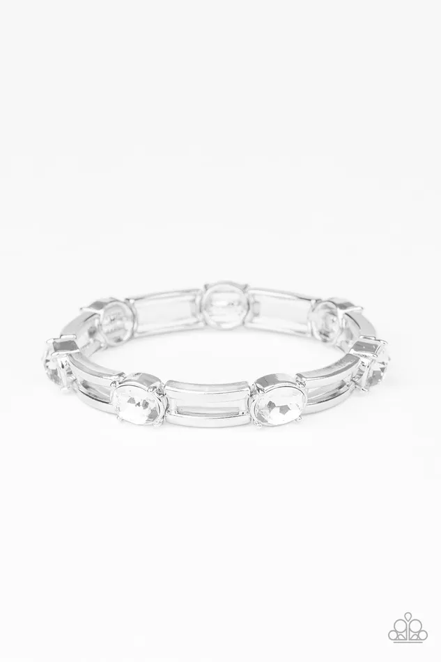 Bracelets Paparazzi Bracelet FLASH or Credit White Paparazzi Jewelry Bracelets Paparazzi Bracelet FLASH or Credit White Paparazzi Jewelry