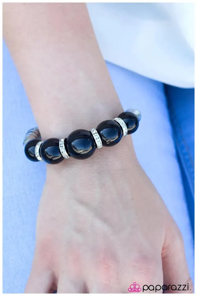 Bracelets Paparazzi Bracelet The Muse Black Paparazzi Jewelry