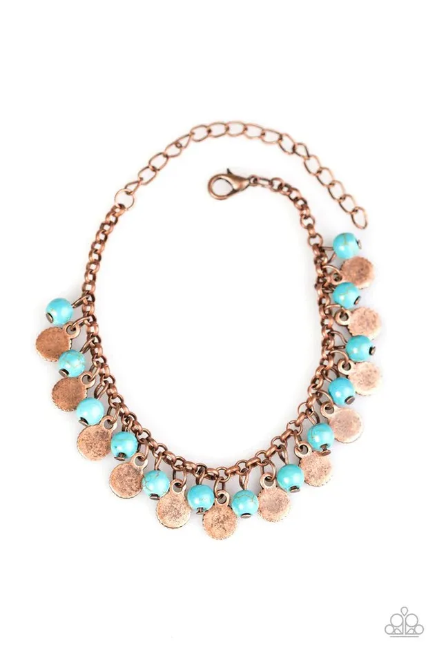 Bracelets Paparazzi Bracelet Triassic Tease Copper Paparazzi Jewelry