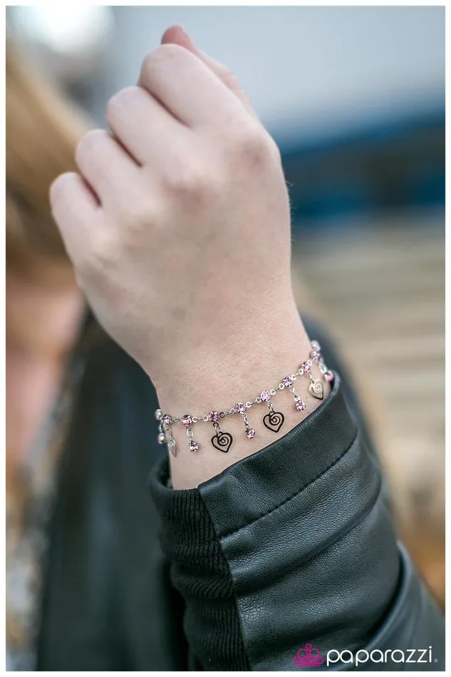 Bracelets Paparazzi Jewelry Paparazzi Bracelet Be My Valentine Pink