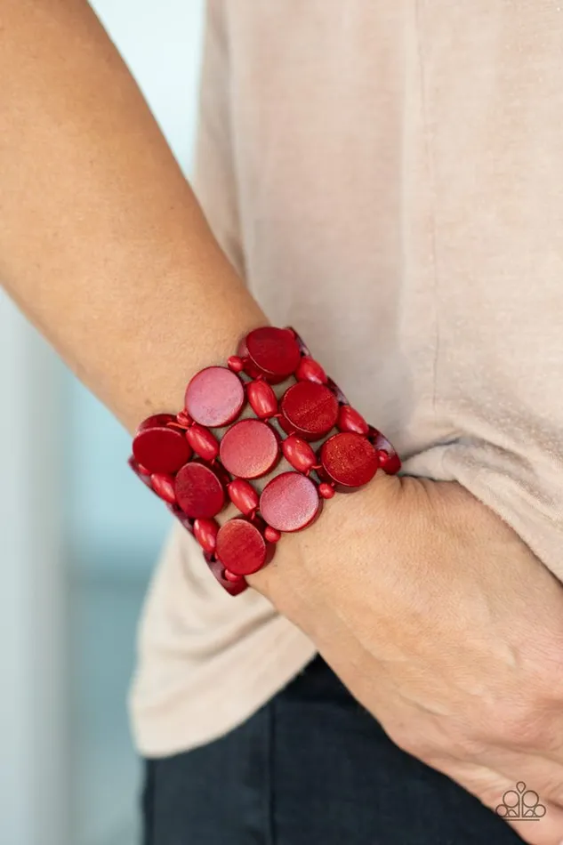 Bracelets Paparazzi Jewelry Paparazzi Bracelet Cruising Coronado Red
