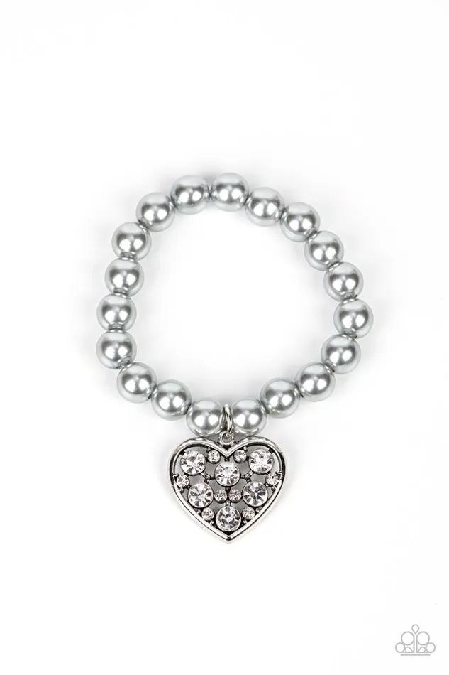 Bracelets Paparazzi Jewelry Paparazzi Bracelet Cutely Crushing Silver Bracelets Paparazzi Jewelry Paparazzi Bracelet Cutely Crushing Silver