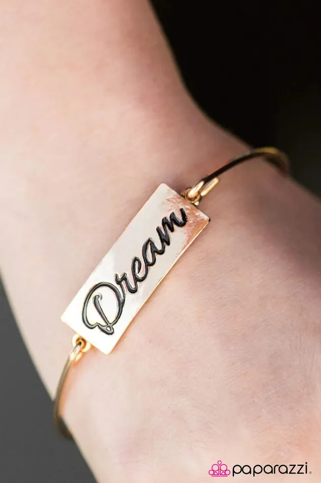 Bracelets Paparazzi Jewelry Paparazzi Bracelet Dream Chaser Gold