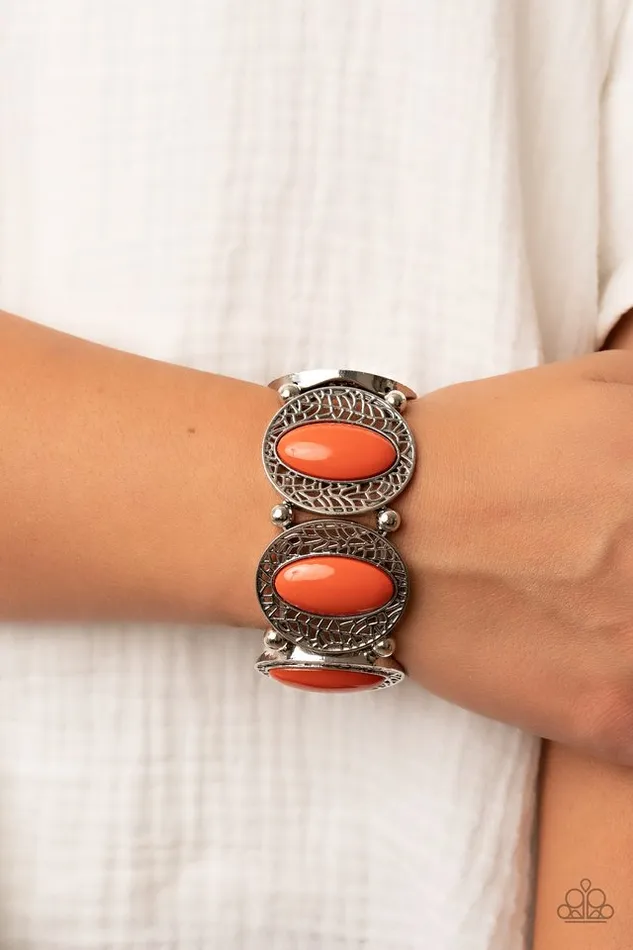 Bracelets Paparazzi Jewelry Paparazzi Bracelet Eastern Escapade Orange