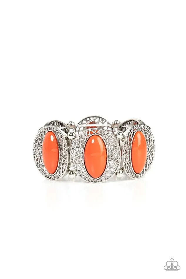 Bracelets Paparazzi Jewelry Paparazzi Bracelet Eastern Escapade Orange Bracelets Paparazzi Jewelry Paparazzi Bracelet Eastern Escapade Orange