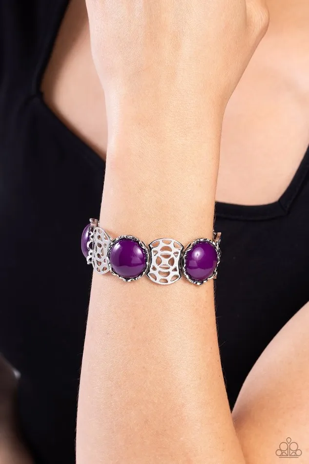 Bracelets Paparazzi Jewelry Paparazzi Bracelet Ethereal Excursion Purple