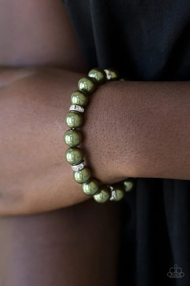 Bracelets Paparazzi Jewelry Paparazzi Bracelet Exquisitely Elite Green