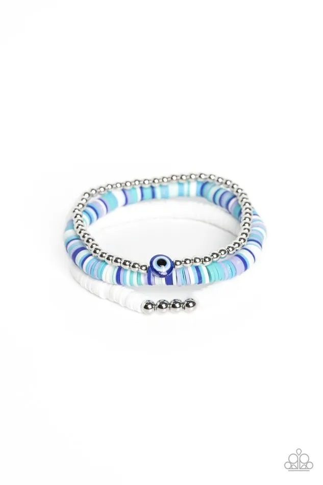 Bracelets Paparazzi Jewelry Paparazzi Bracelet EYE Have A Dream Blue