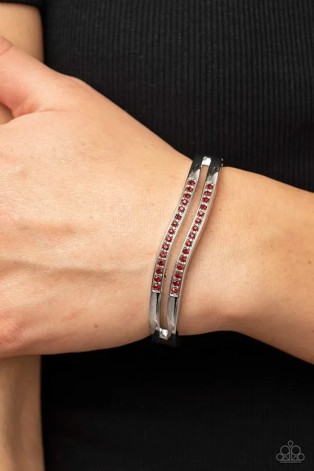 Bracelets Paparazzi Jewelry Paparazzi Bracelet Gen Z Glamour Red