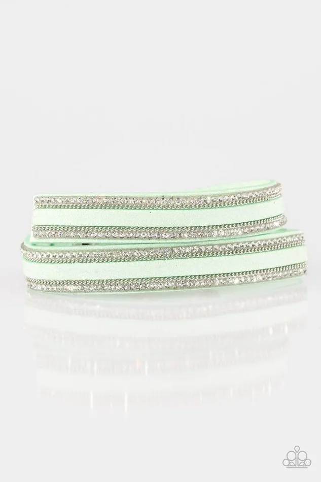 Bracelets Paparazzi Jewelry Paparazzi Bracelet Going For Glam Green
