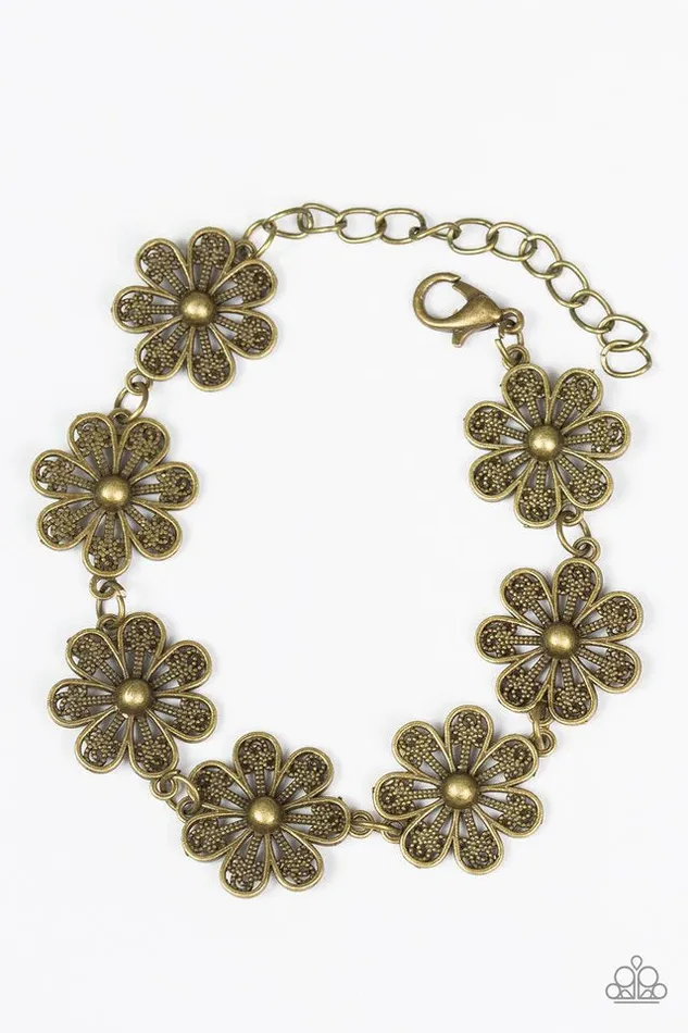 Bracelets Paparazzi Jewelry Paparazzi Bracelet Pollen Count Brass