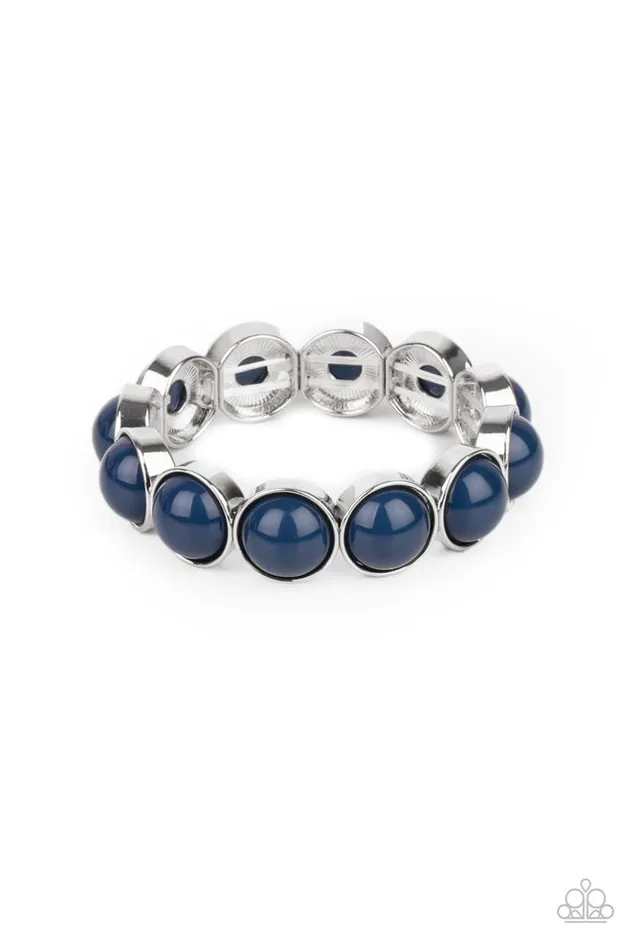 Bracelets Paparazzi Jewelry Paparazzi Bracelet POP Drop and Roll Blue Bracelets Paparazzi Jewelry Paparazzi Bracelet POP Drop and Roll Blue