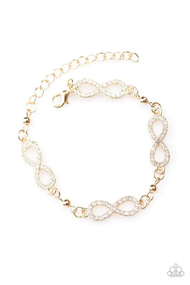 Bracelets Paparazzi Jewelry Paparazzi Bracelet Time and Time Again Gold