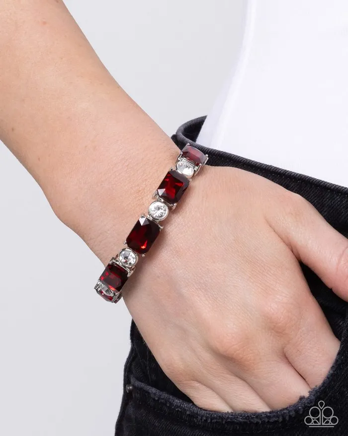 Bracelets Paparazzi Jewelry Paparazzi Bracelet Tonight Only Red