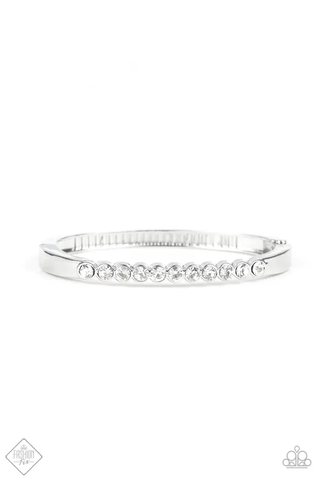 Bracelets Paparazzi Jewelry Paparazzi Bracelet Totally Trillionaire White