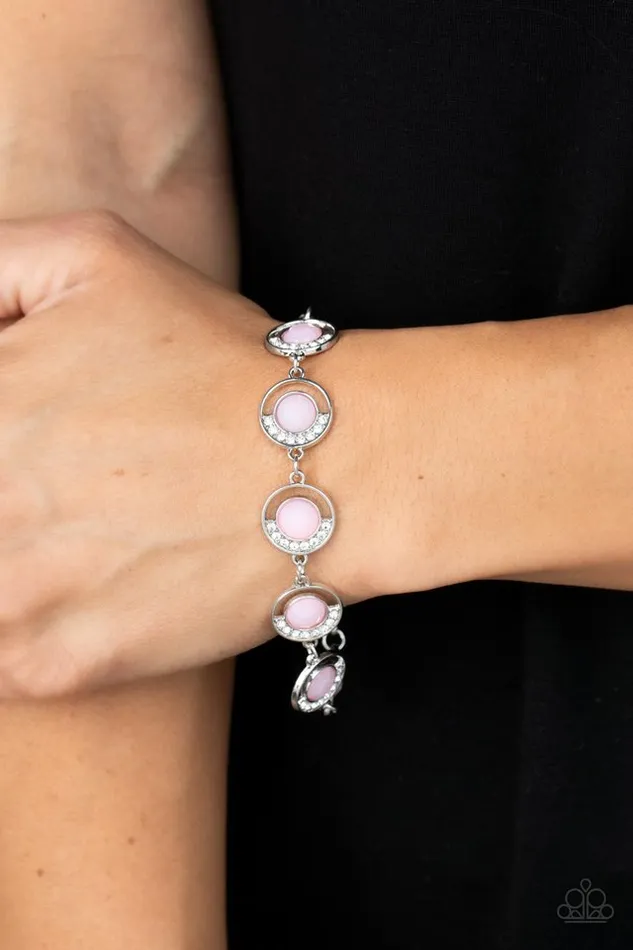 Bracelets Paparazzi Jewelry Paparazzi Bracelet Twinkling Trajectory Pink